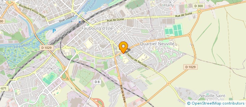 localisation de l'entreprise SCI 3JRC à SAINT-QUENTIN