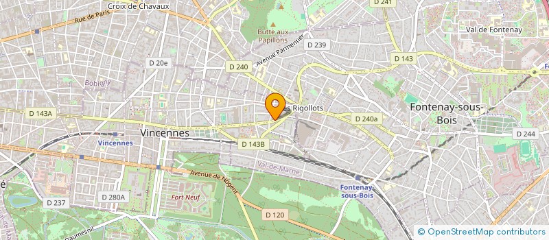 localisation de l'entreprise SCI 3K à VINCENNES