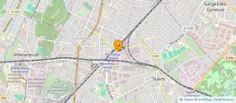 localisation de l'entreprise SCI 3K à PIERREFITTE-SUR-SEINE