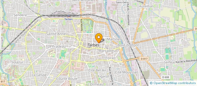 localisation de l'entreprise SCI 3L  TARBES