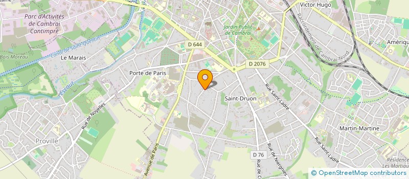 localisation de l'entreprise SCI 3L  CAMBRAI