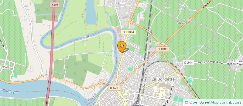 localisation de l'entreprise SCI 3L  LIBOURNE