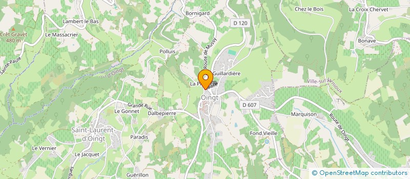 localisation de l'entreprise SCI 3L  VAL D'OINGT