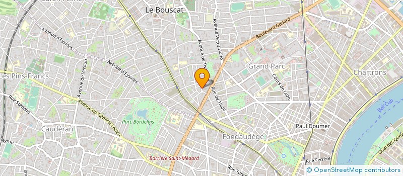 localisation de l'entreprise SCI 3L  LE BOUSCAT