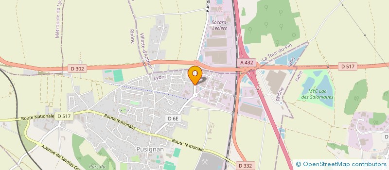 localisation de l'entreprise SCI 3L  PUSIGNAN