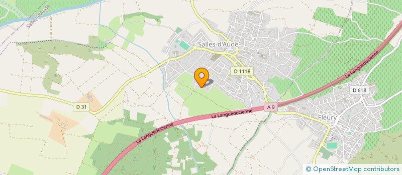 localisation de l'entreprise SCI 3L  SALLES-D'AUDE