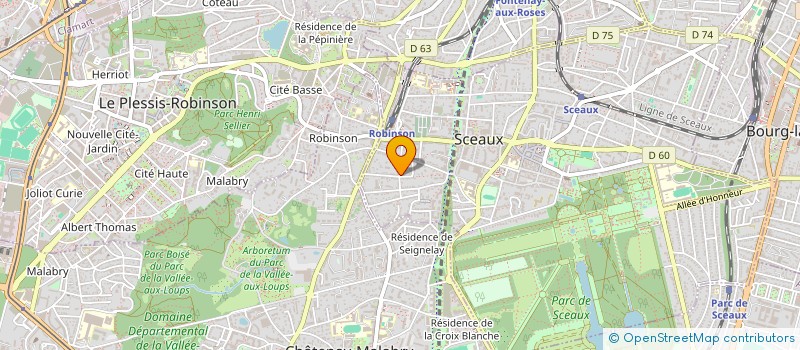 localisation de l'entreprise SCI 3L à SCEAUX