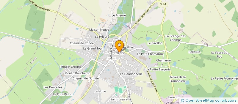 localisation de l'entreprise SCI 3L à LORRIS