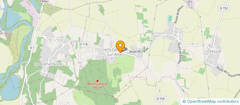 localisation de l'entreprise SCI 3L EPC  SAINT-GEORGES-SUR-ALLIER