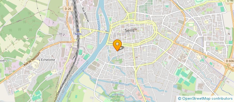 localisation de l'entreprise SCI 3L IMMO  SENS