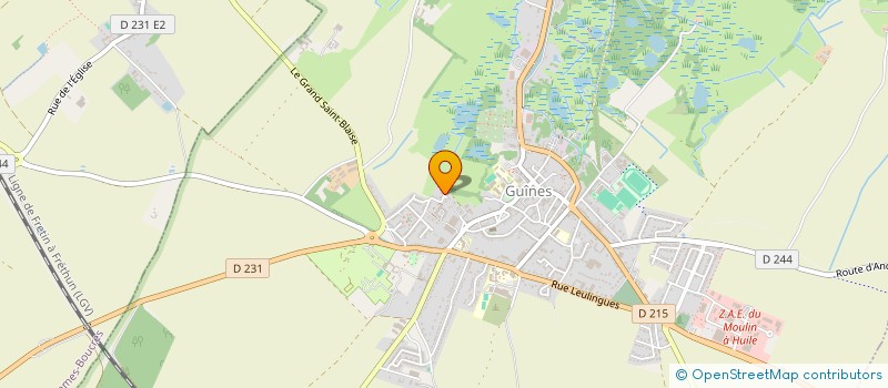 localisation de l'entreprise SCI 3LA  GUINES