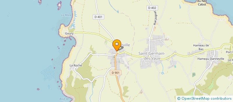 localisation de l'entreprise SCI 3LB  LA HAGUE