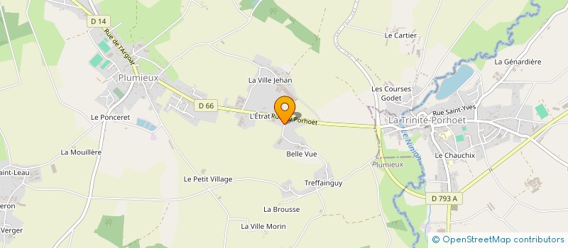 localisation de l'entreprise SCI 3LB  PLUMIEUX