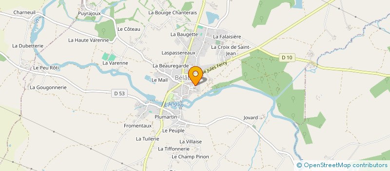 localisation de l'entreprise SCI 3LBC à BELABRE