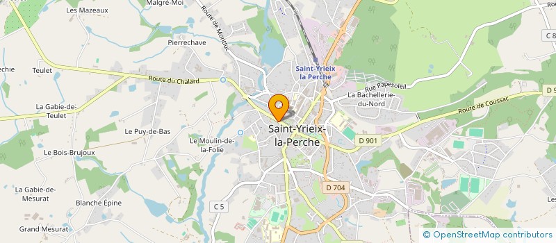 localisation de l'entreprise SCI 3LM à SAINT-YRIEIX-LA-PERCHE