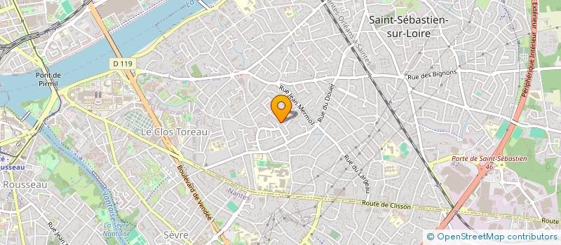 localisation de l'entreprise SCI 3LN à SAINT-SEBASTIEN-SUR-LOIRE