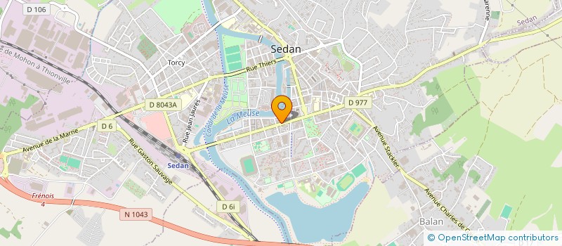 localisation de l'entreprise SCI 3LO  SEDAN