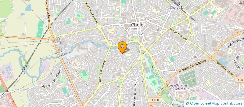 localisation de l'entreprise SCI 3M à CHOLET