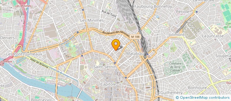 localisation de l'entreprise SCI 3M  TOULOUSE