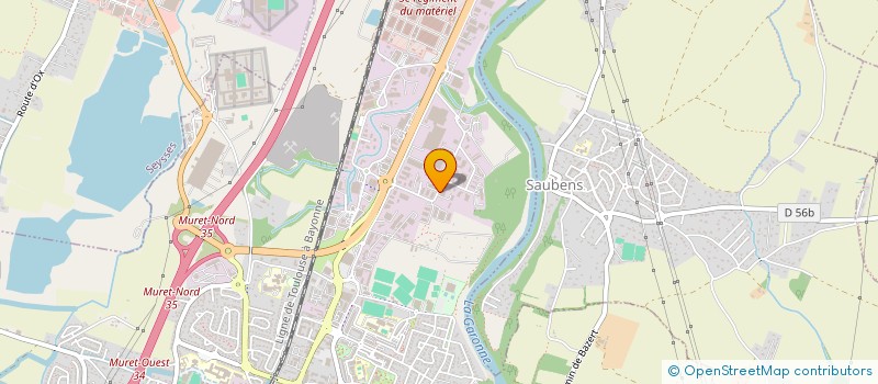 localisation de l'entreprise SCI 3M  MURET