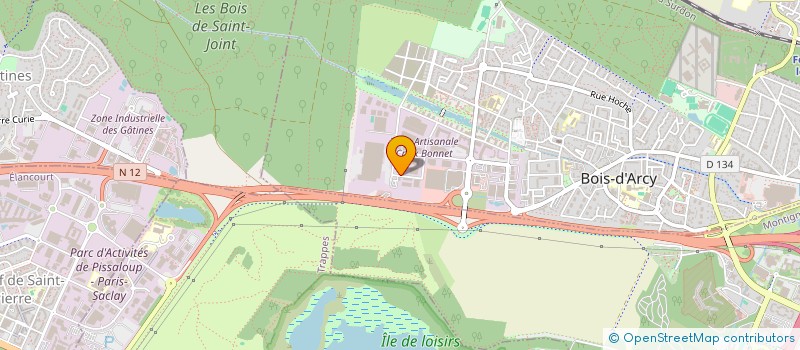 localisation de l'entreprise SCI 3M  BOIS-D'ARCY