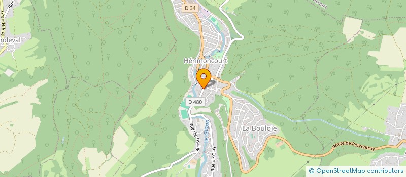 localisation de l'entreprise SCI 3M  HERIMONCOURT