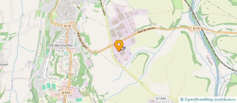 localisation de l'entreprise SCI 3M  LANGRES