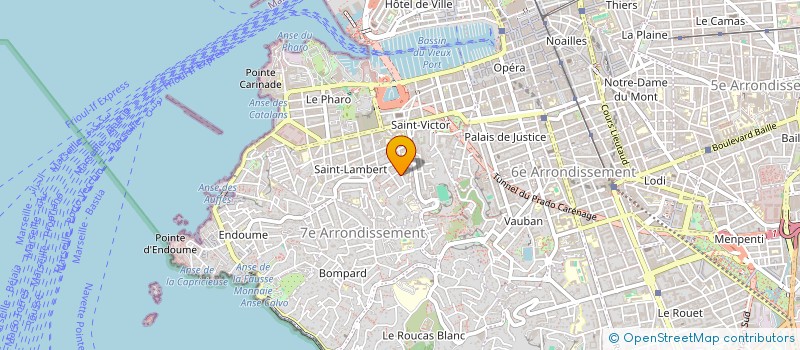 localisation de l'entreprise SCI 3M à MARSEILLE