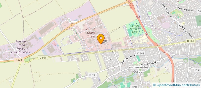 localisation de l'entreprise SCI 3M  SAINTE-SAVINE