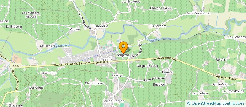 localisation de l'entreprise SCI 3M  SAINT-LAGER