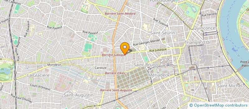 localisation de l'entreprise SCI 3M  BORDEAUX