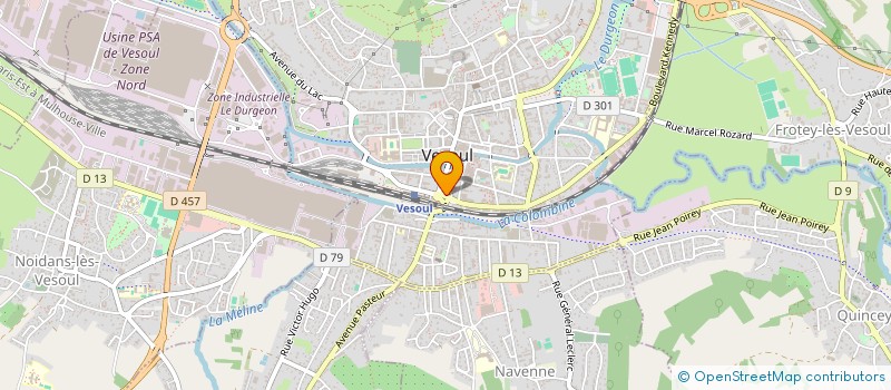 localisation de l'entreprise SCI 3M à VESOUL