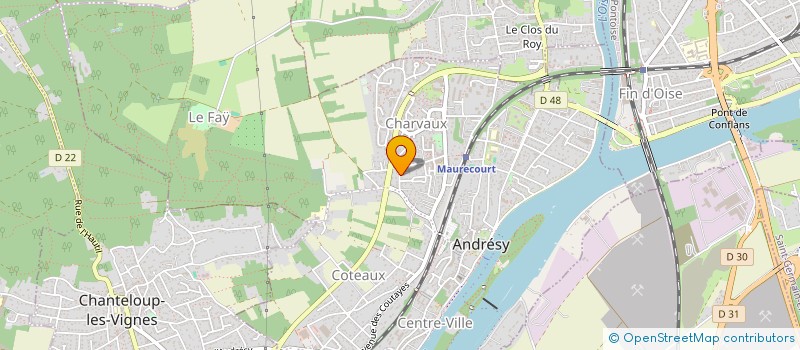 localisation de l'entreprise SCI 3M  ANDRESY