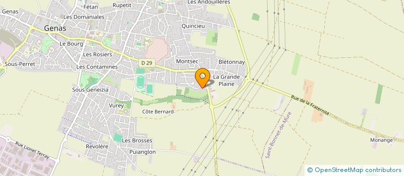 localisation de l'entreprise SCI 3M ARDECHE  GENAS