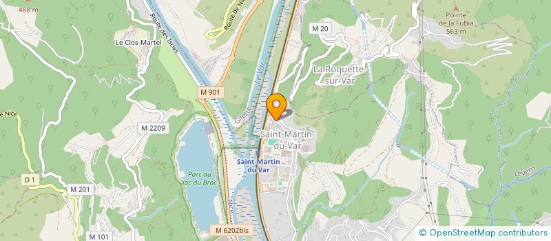 localisation de l'entreprise SCI 3M2C  SAINT-MARTIN-DU-VAR