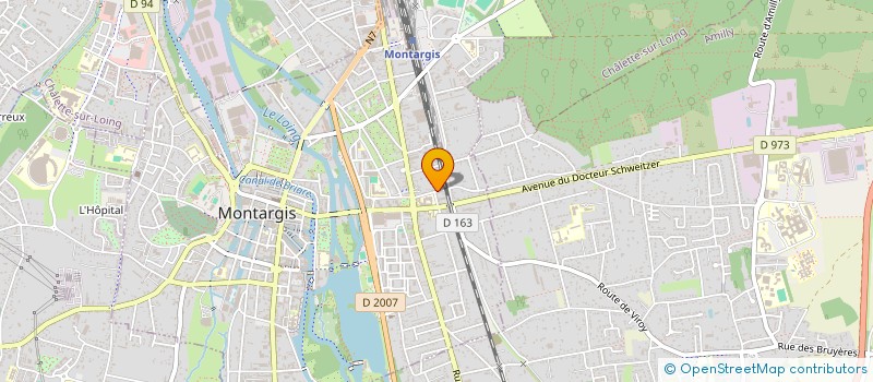 localisation de l'entreprise SCI 3MA2R à MONTARGIS