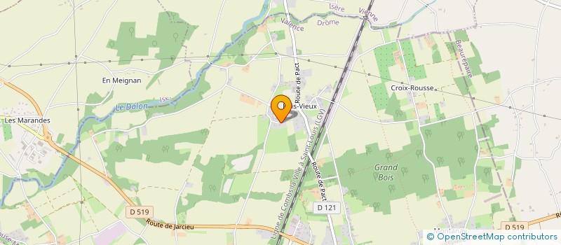 localisation de l'entreprise SCI 3MACV  LAPEYROUSE-MORNAY