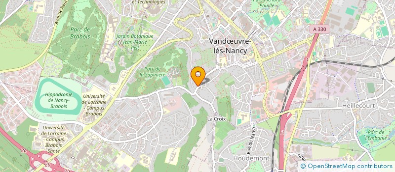 localisation de l'entreprise SCI 3MAH  VANDUVRE-LES-NANCY