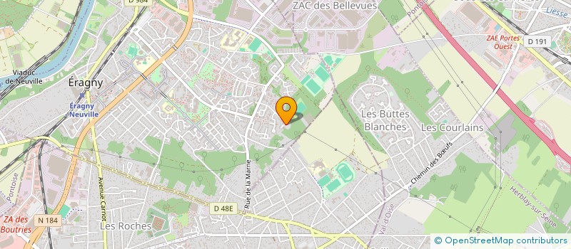 localisation de l'entreprise SCI 3MAK  ERAGNY