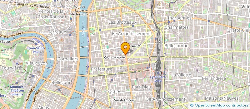 localisation de l'entreprise SCI 3MBR  LYON