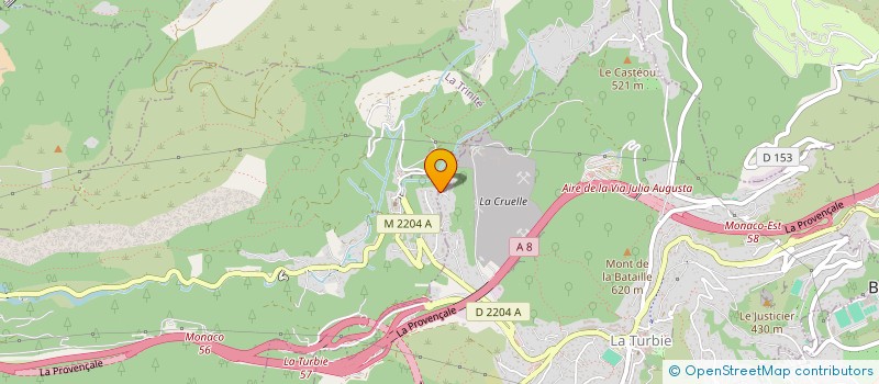 localisation de l'entreprise SCI 3MD à LA TURBIE