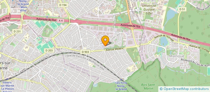 localisation de l'entreprise SCI 3MJCY  NOISY-LE-GRAND