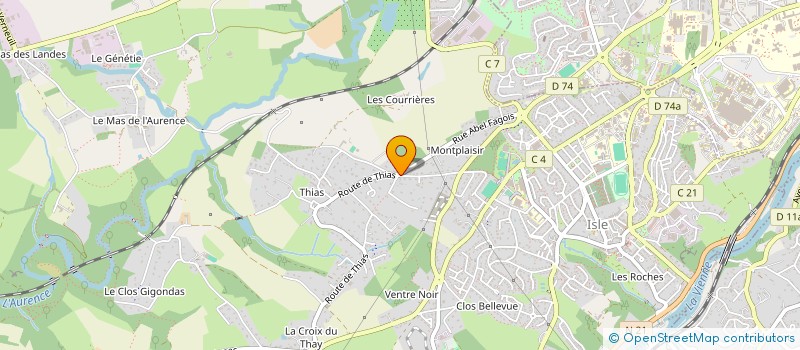 localisation de l'entreprise SCI 3MR à ISLE