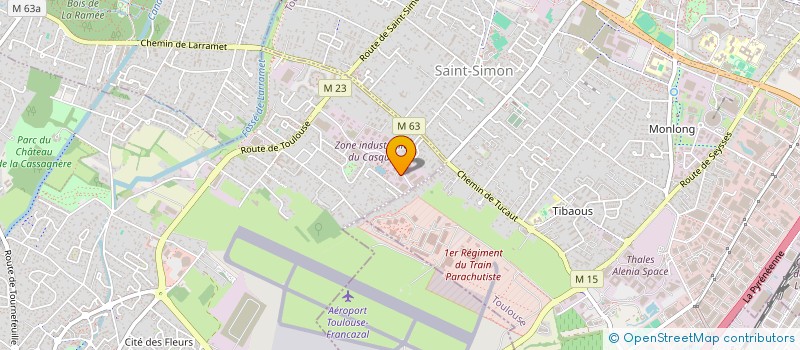 localisation de l'entreprise SCI 3N  CUGNAUX