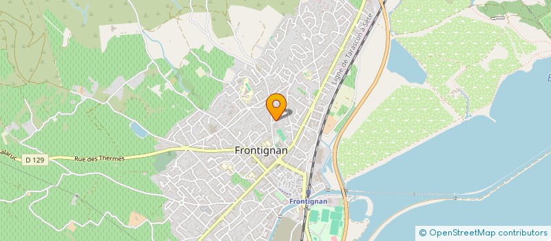 localisation de l'entreprise SCI 3ND IMMO à FRONTIGNAN