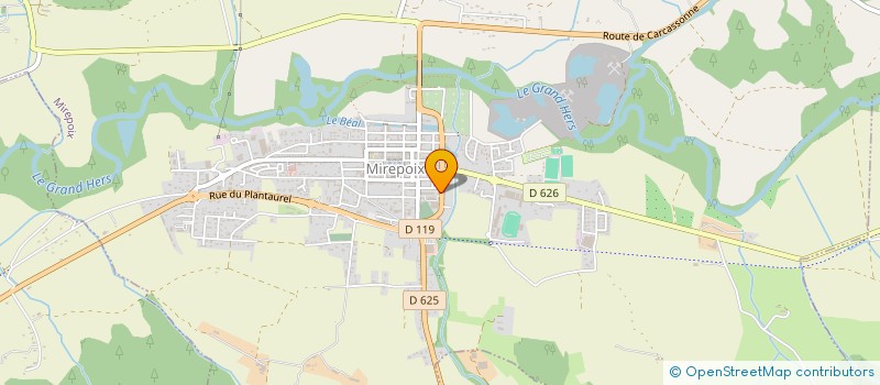 localisation de l'entreprise SCI 3NK à MIREPOIX