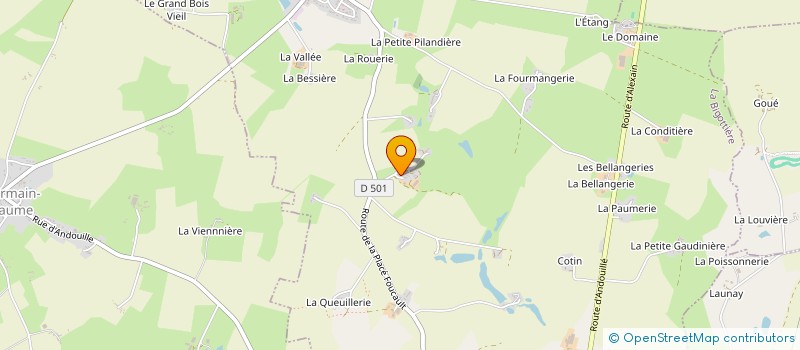 localisation de l'entreprise SCI 3P  LA BIGOTTIERE