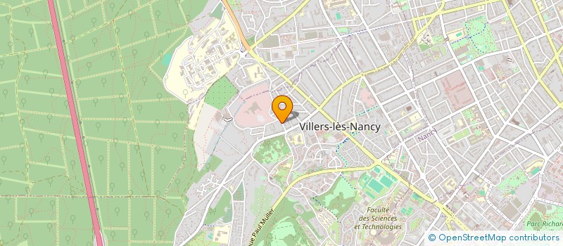 localisation de l'entreprise SCI 3P CENTRAL  VILLERS-LES-NANCY
