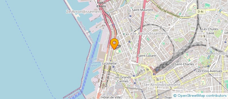 localisation de l'entreprise SCI 3P MAILLOT à MARSEILLE