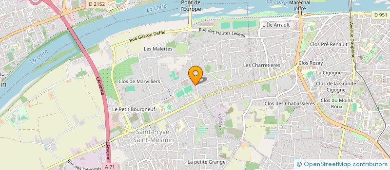 localisation de l'entreprise SCI 3PHI  SAINT-PRYVE-SAINT-MESMIN